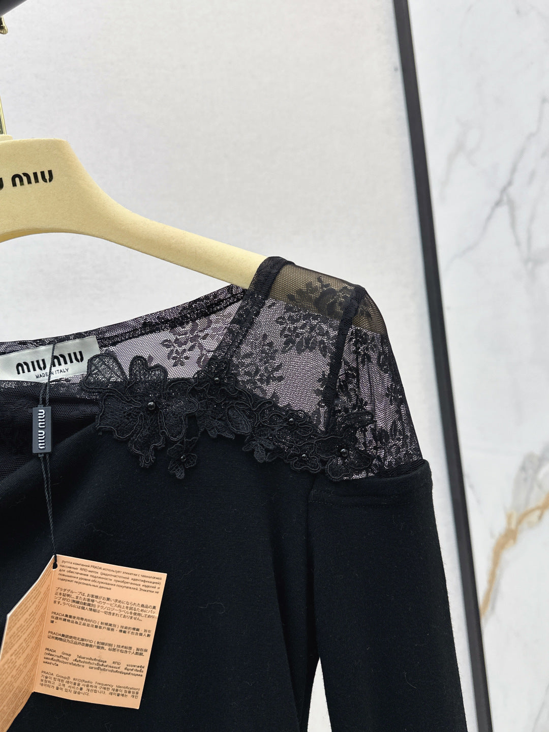 M*u 25fw lace cardigan