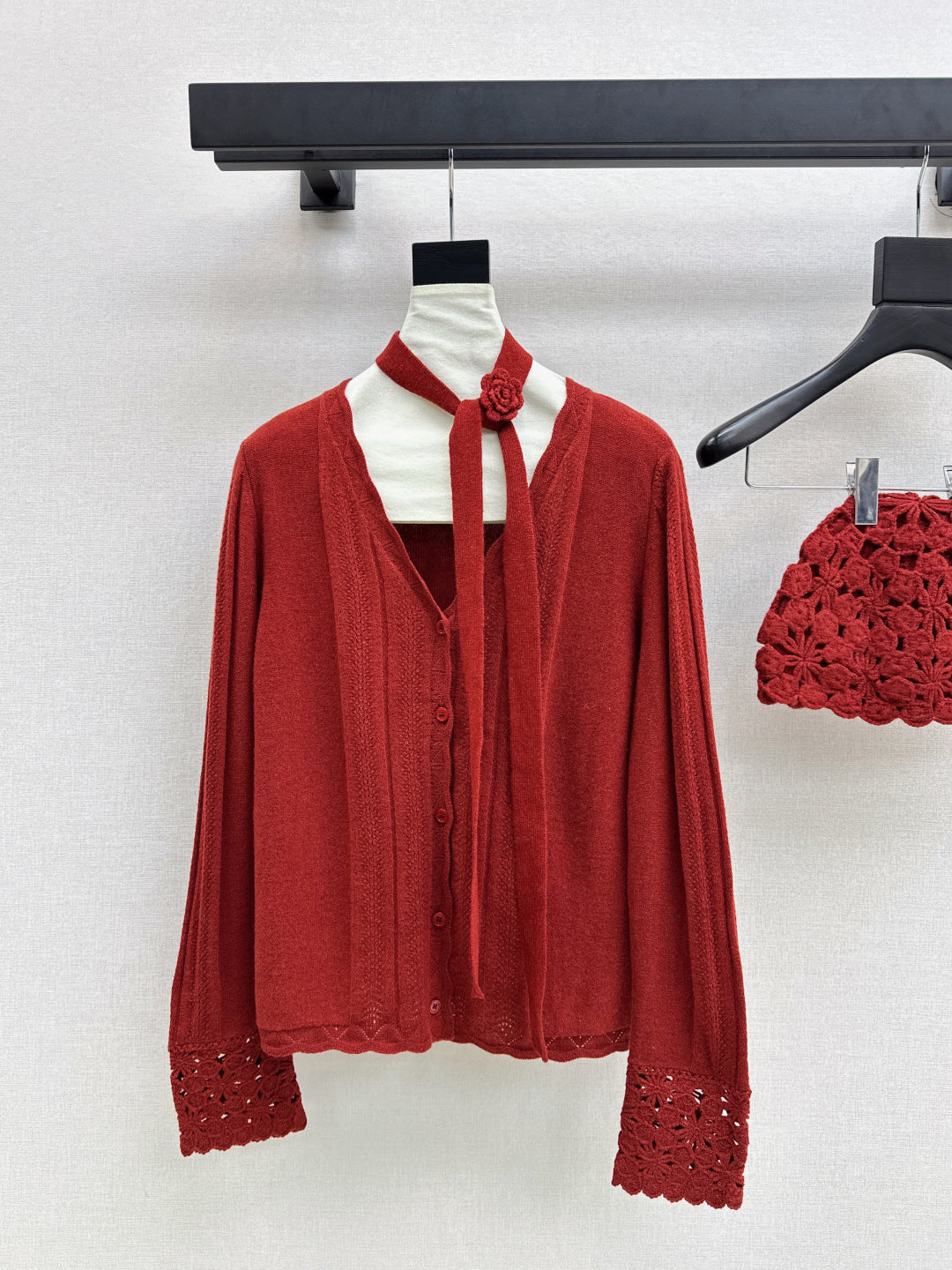 C*nel 25fw knitted cardigan
