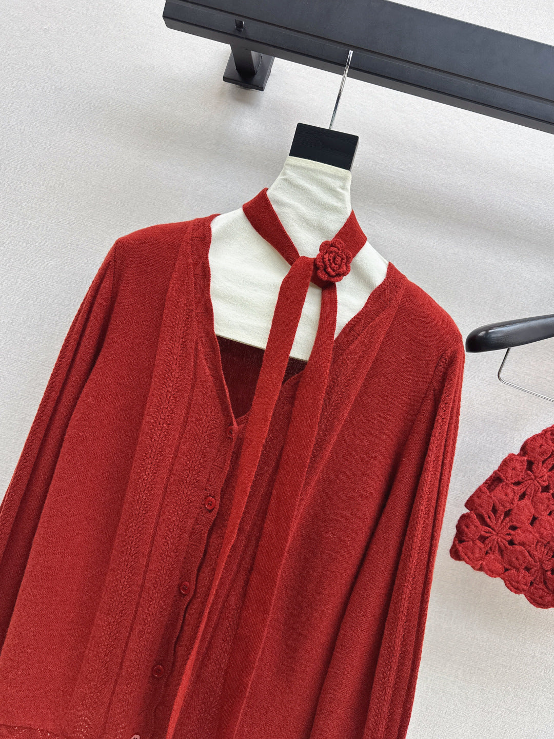 C*nel 25fw knitted cardigan