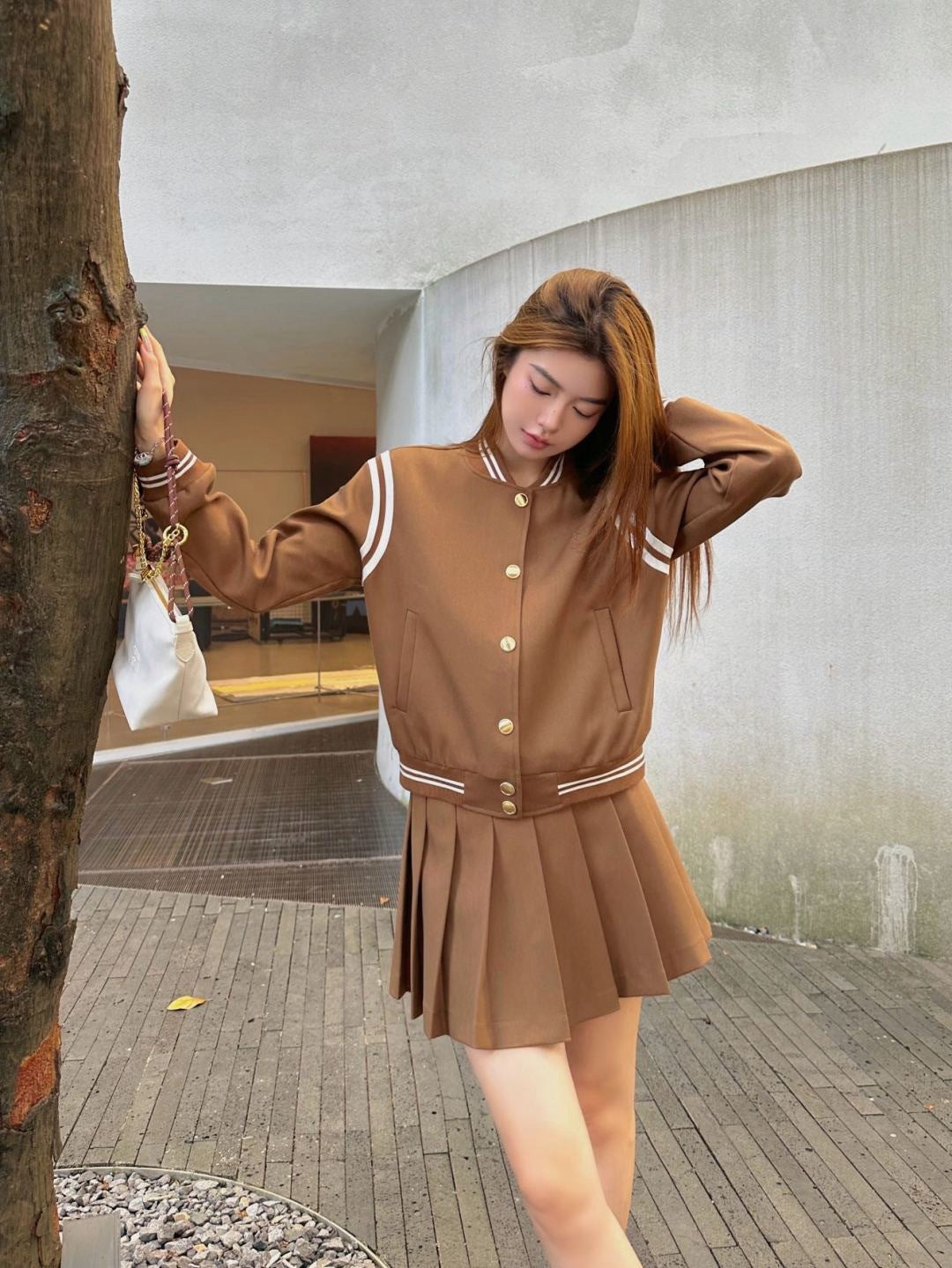 YS* 25fw bomber jacket suit