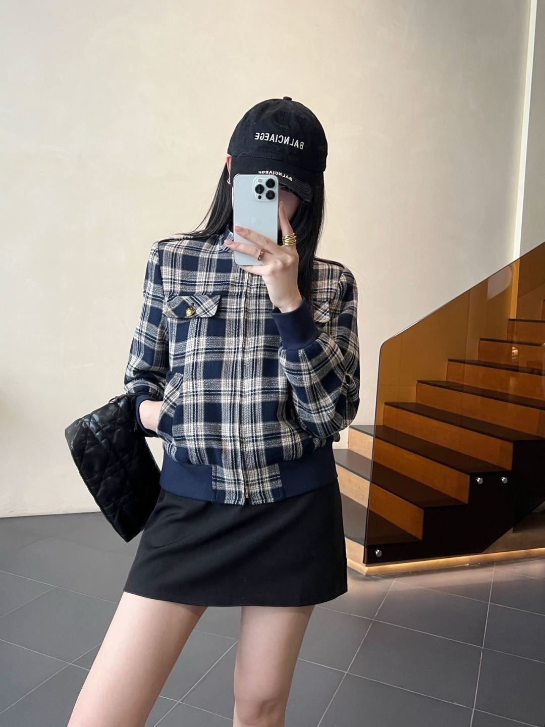 Cel* 25fw plaid jacket