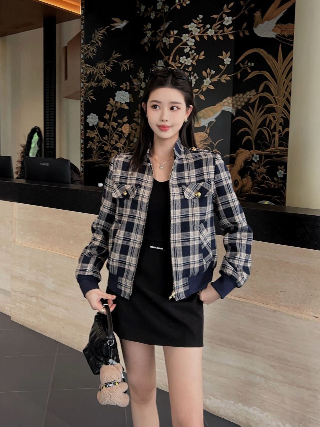 Cel* 25fw plaid jacket