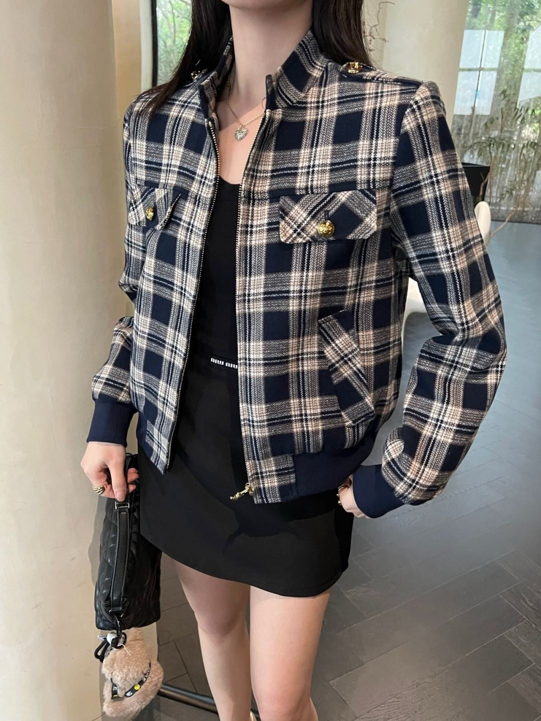 Cel* 25fw plaid jacket