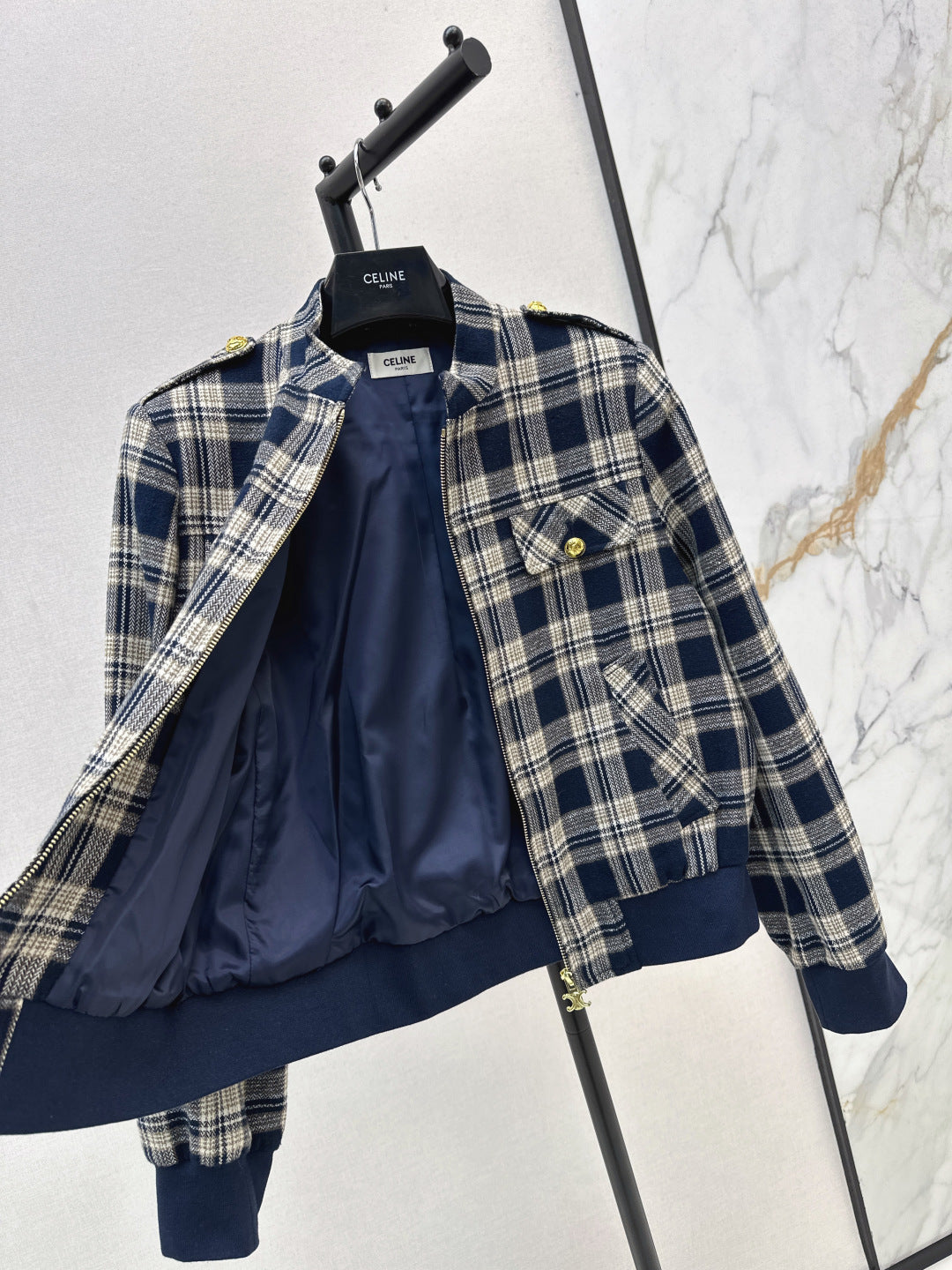 Cel* 25fw plaid jacket