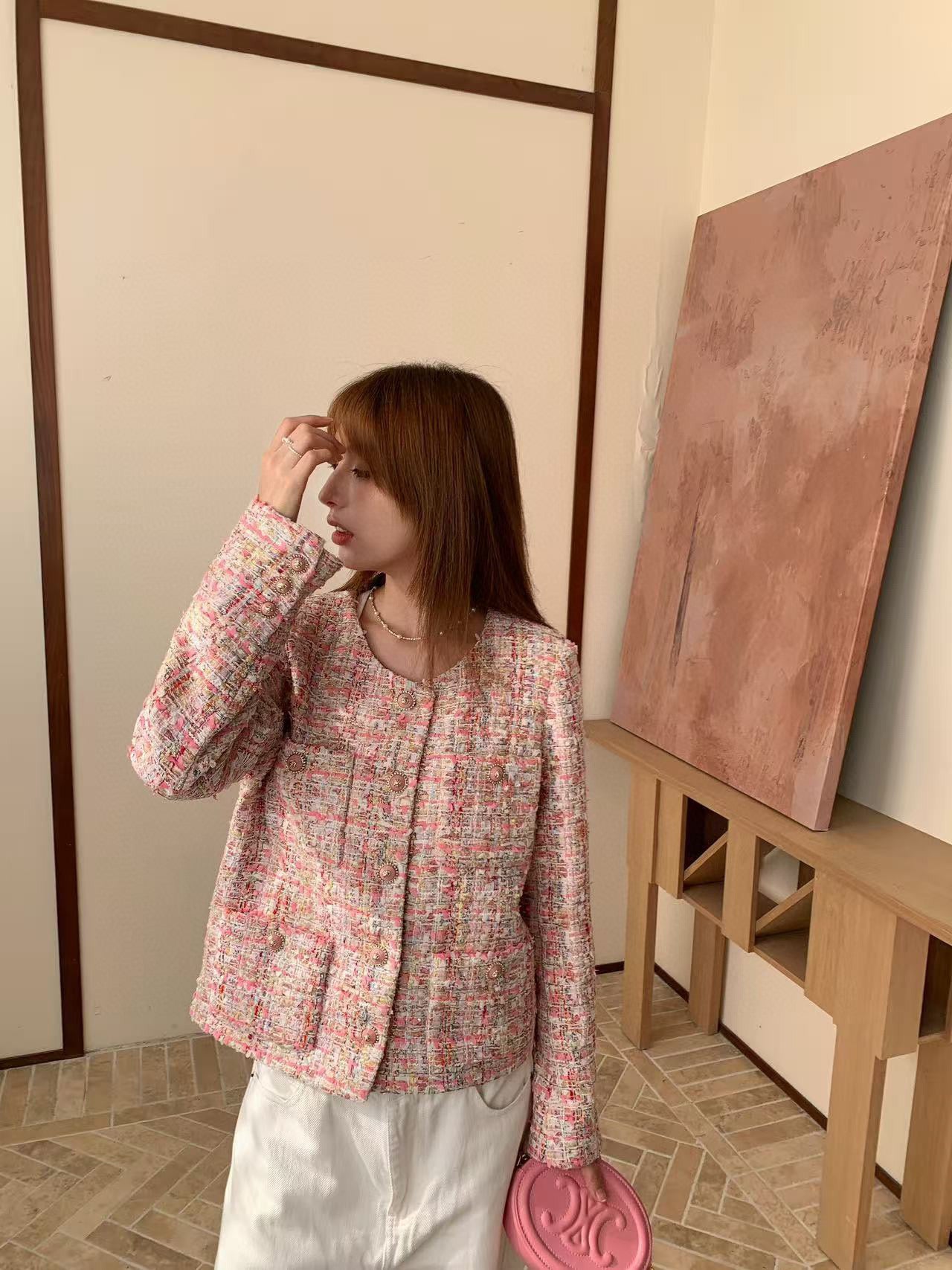 C*nel 25fw knitted jacket