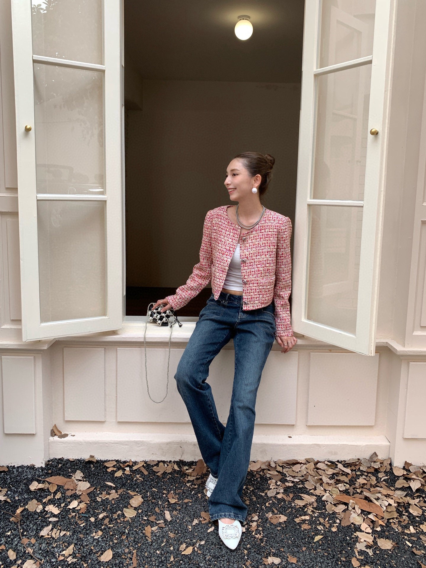 C*nel 25fw knitted jacket