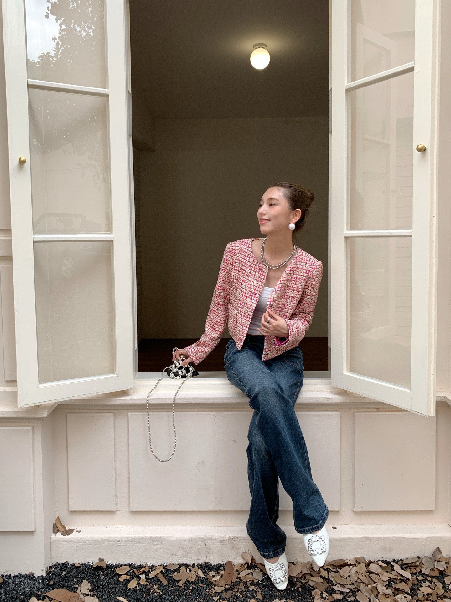 C*nel 25fw knitted jacket