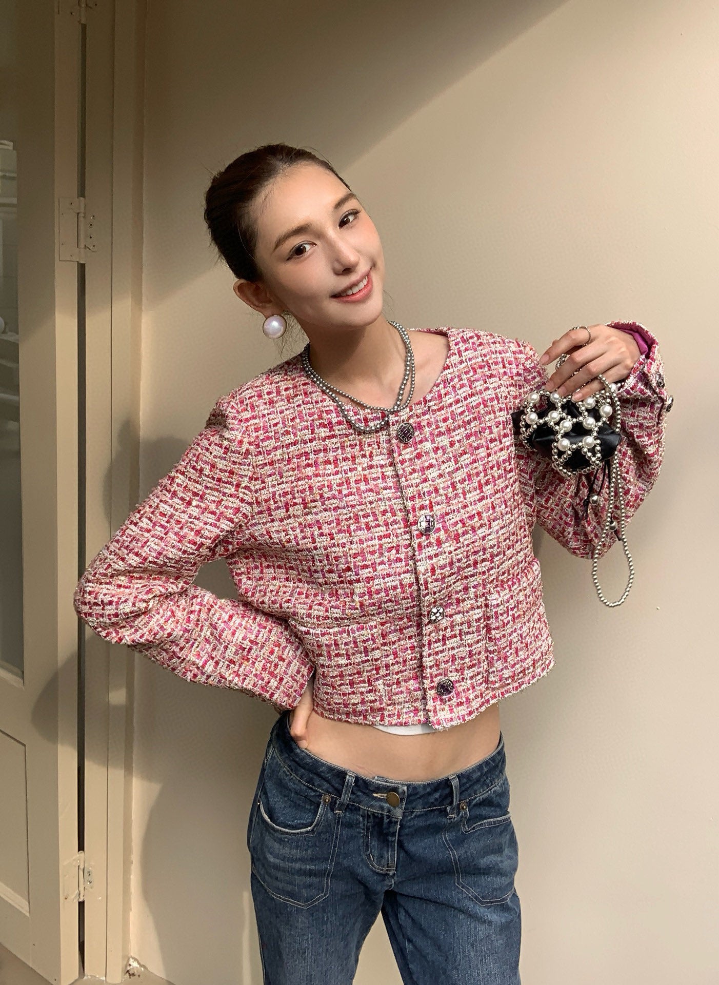 C*nel 25fw knitted jacket