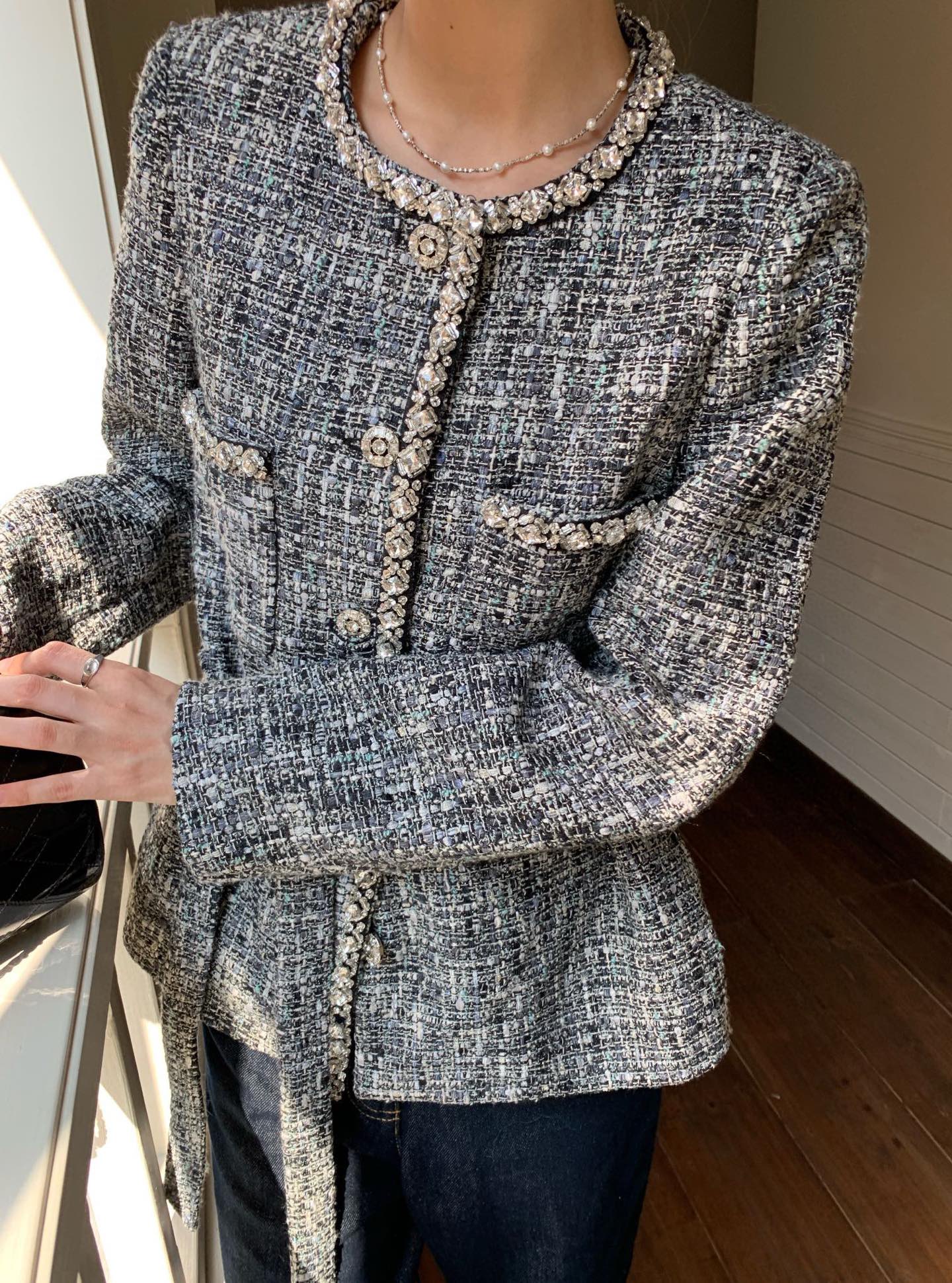 C*nel 25fw knitted jacket