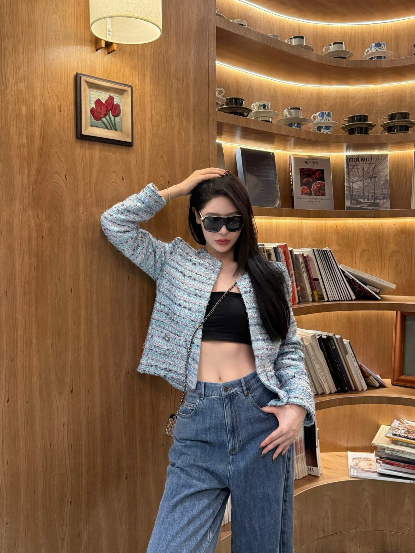 C*nel 25fw knitted jacket