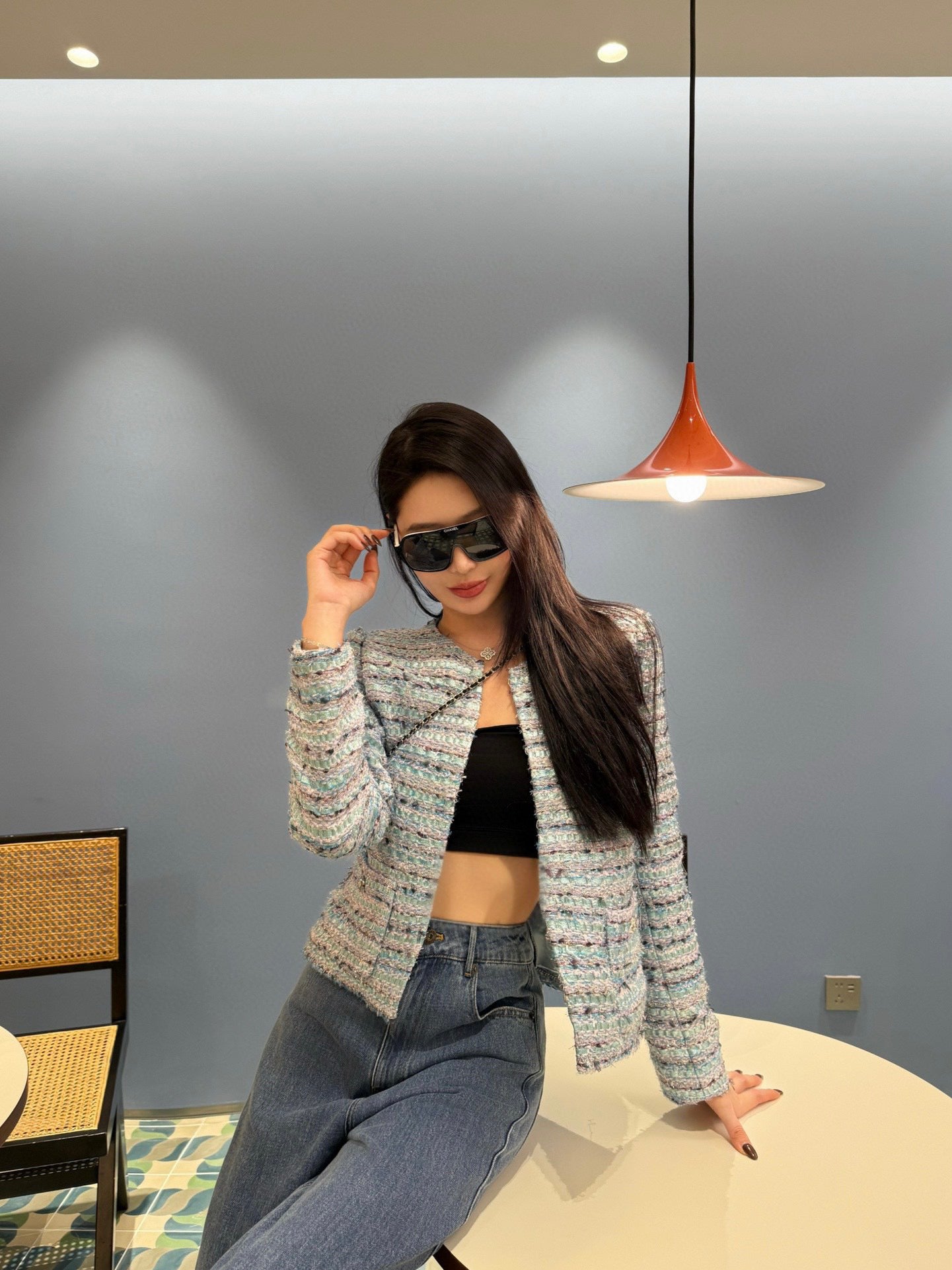 C*nel 25fw knitted jacket