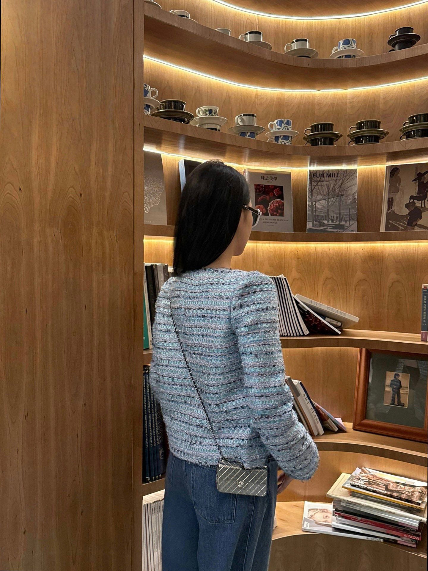 C*nel 25fw knitted jacket