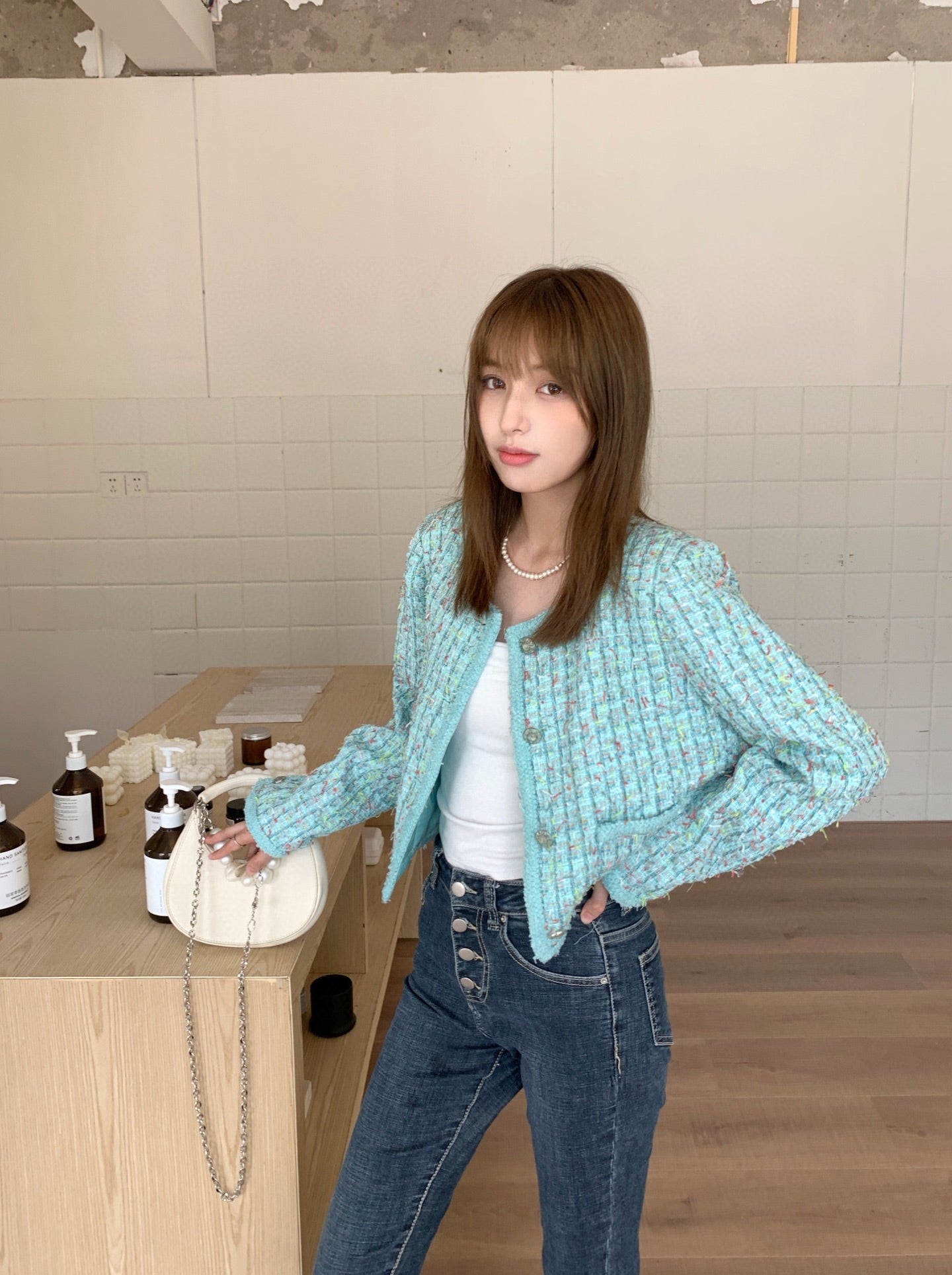 C*nel 25fw knitted jacket