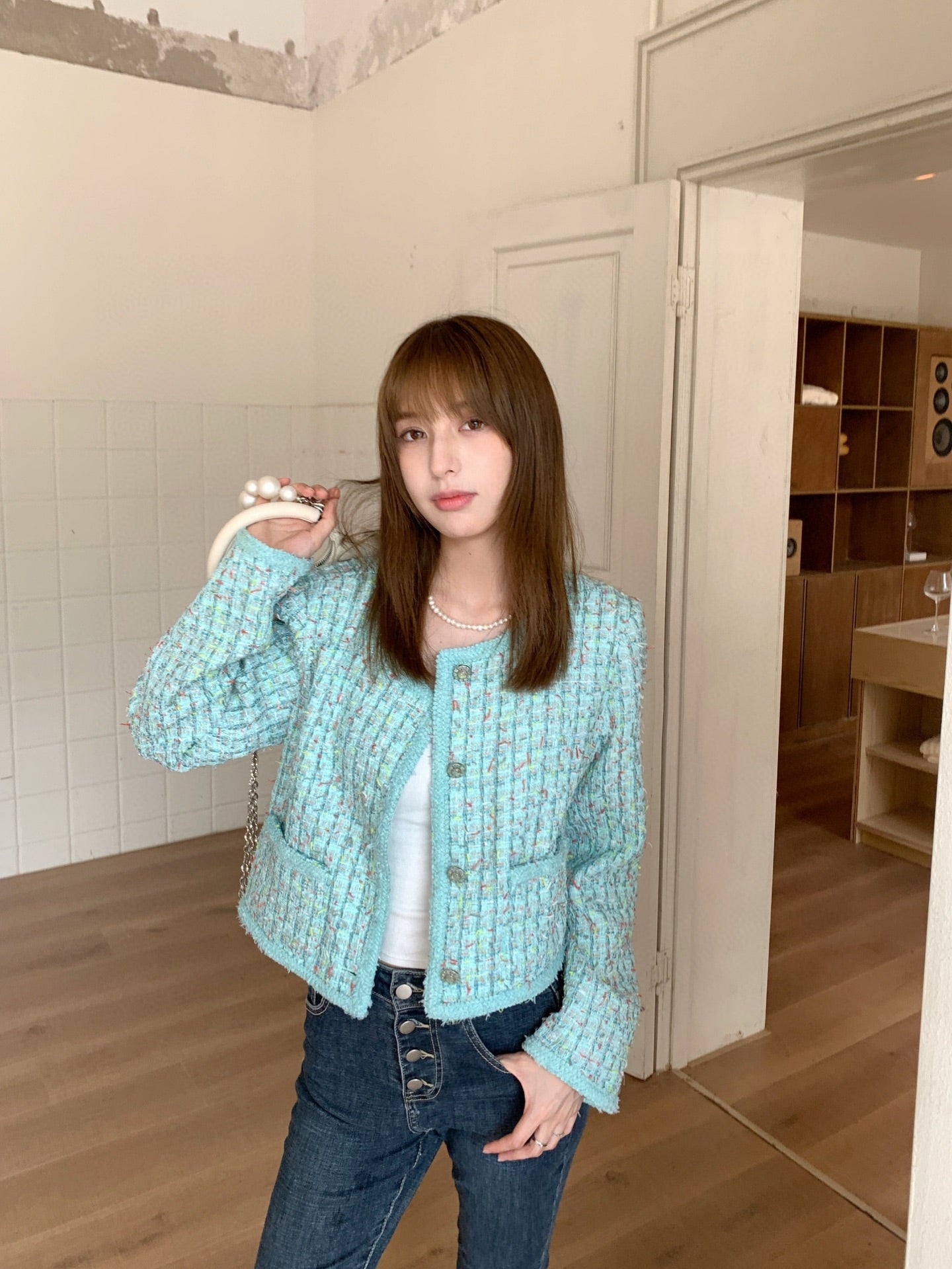 C*nel 25fw knitted jacket