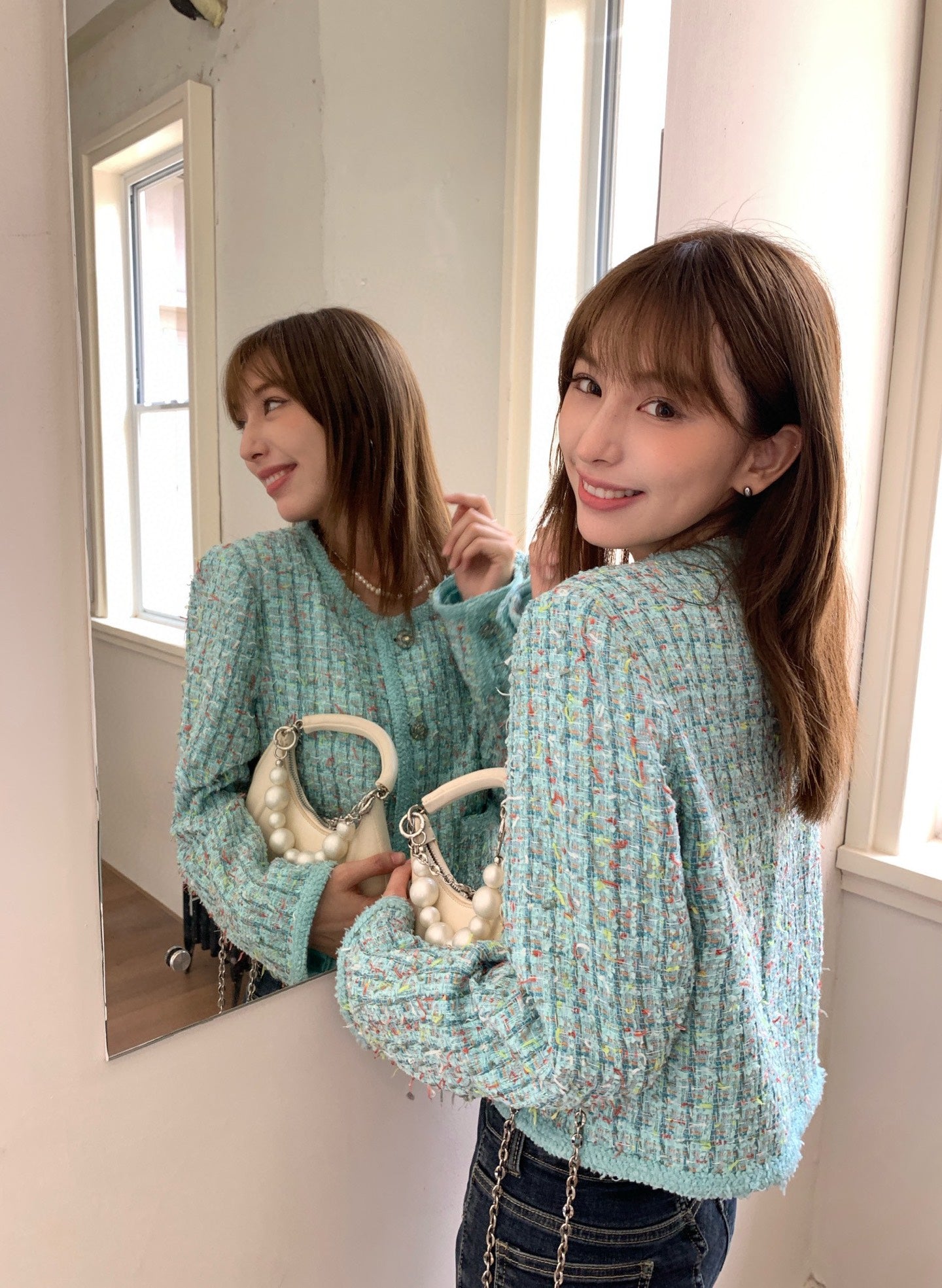 C*nel 25fw knitted jacket