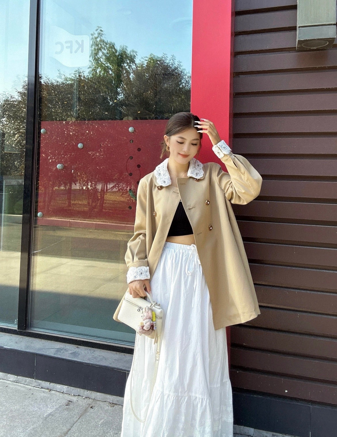 Valen* 25fw lace jacket