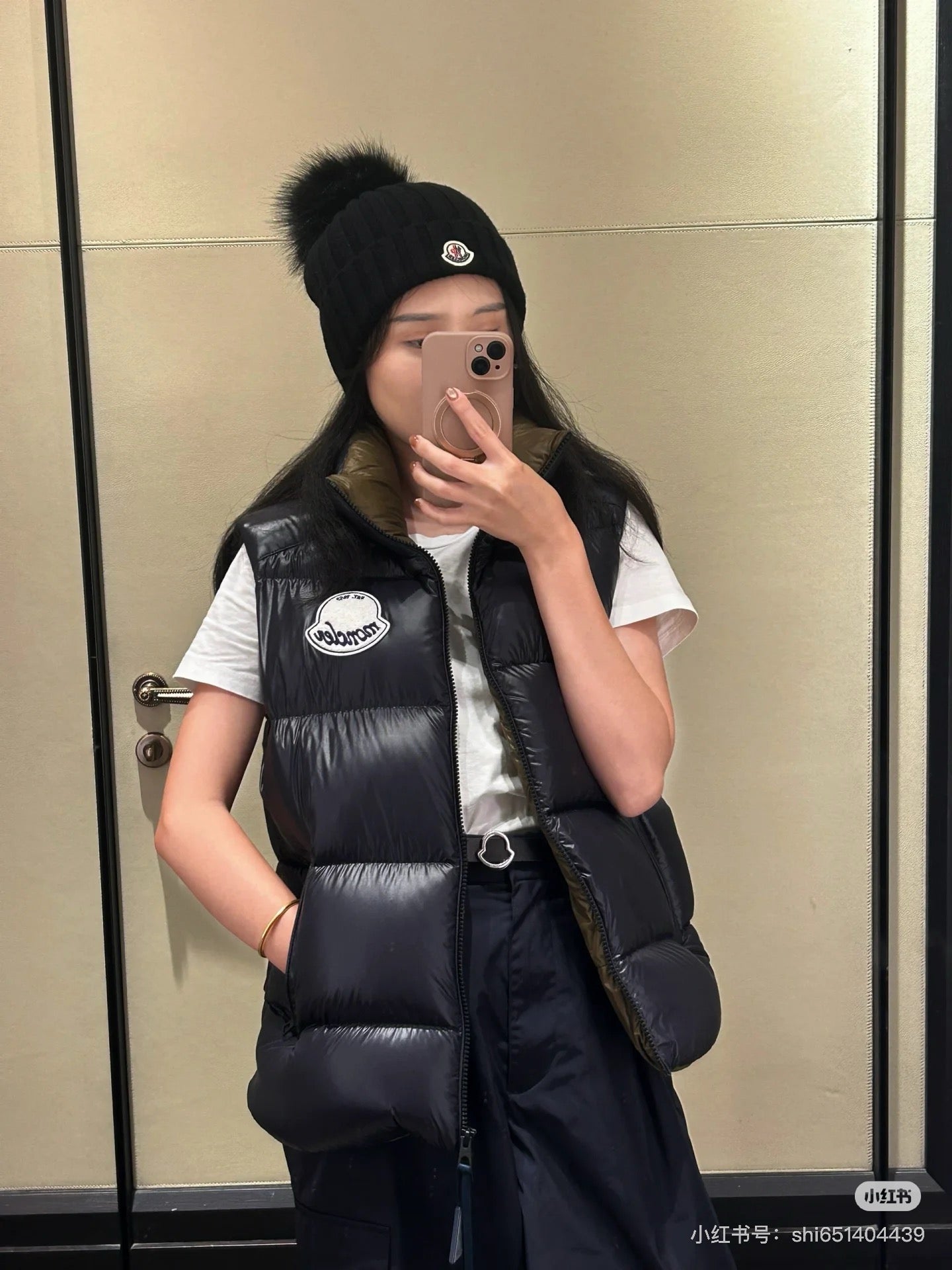 Monc* 25fw vest jacket