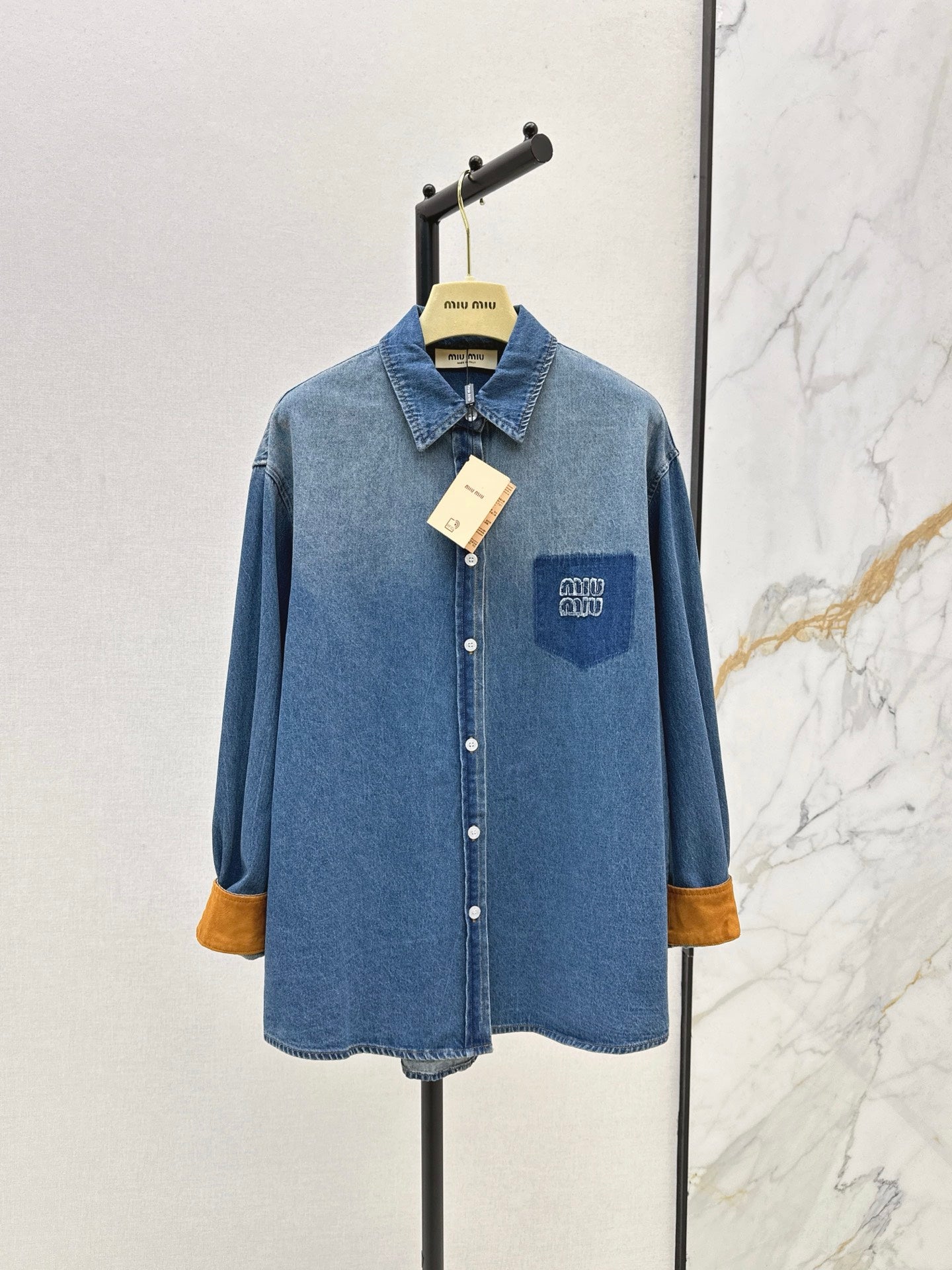 M*u 25fw denim shirt