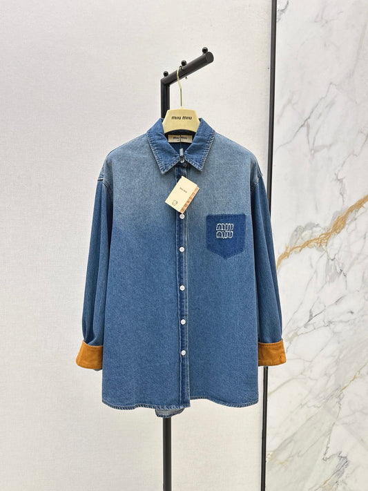 M*u 25fw denim shirt