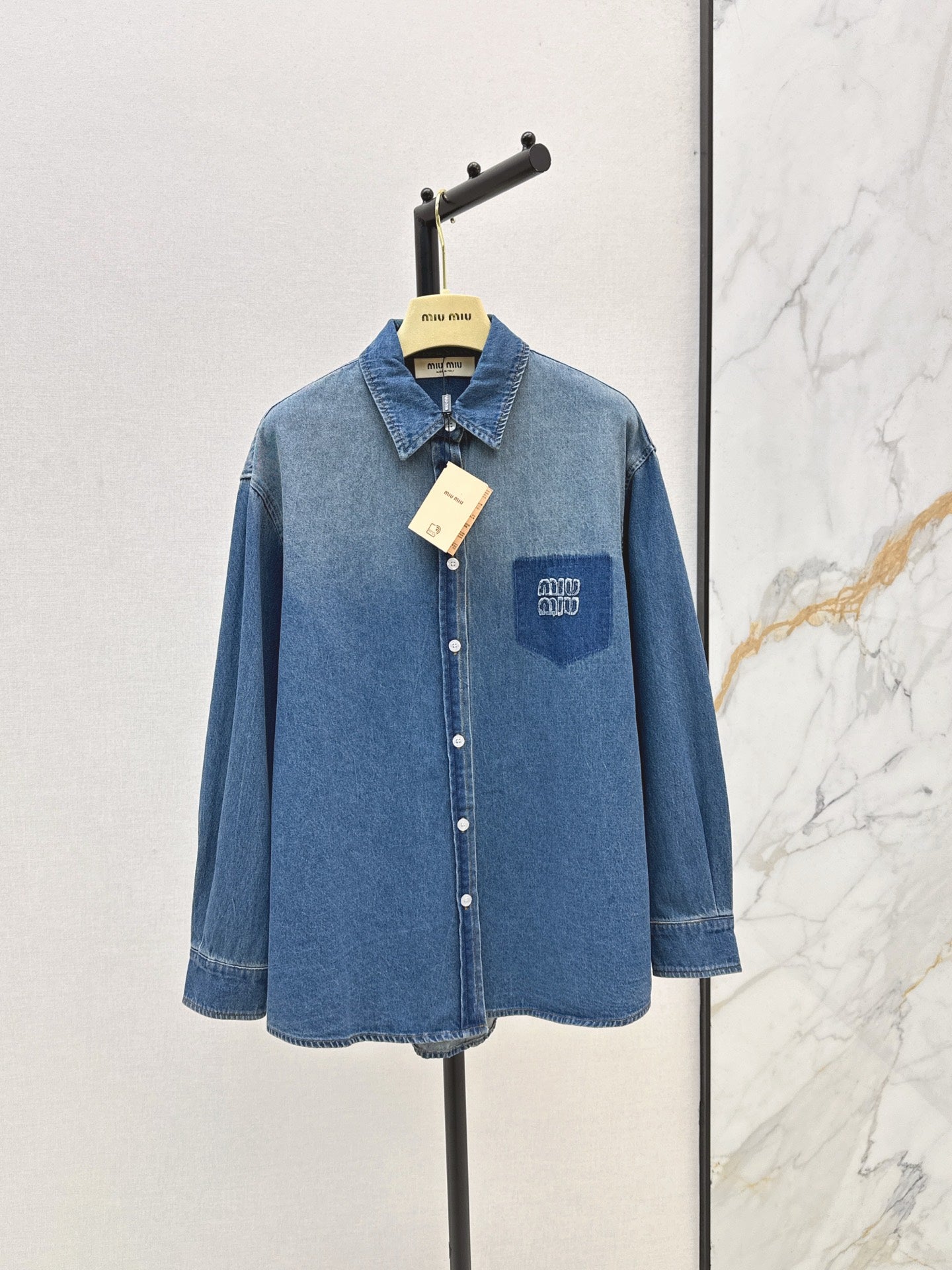 M*u 25fw denim shirt