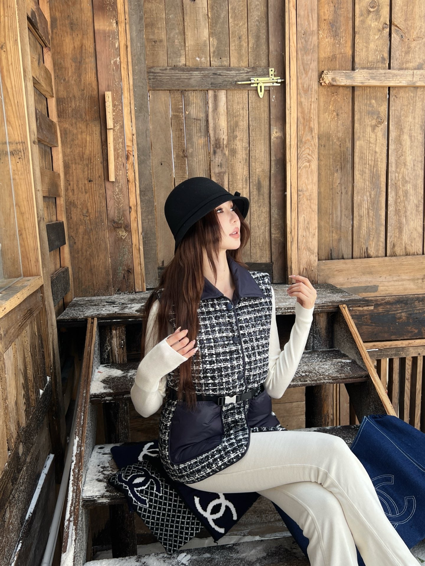 D*r 25fw knitted down vest