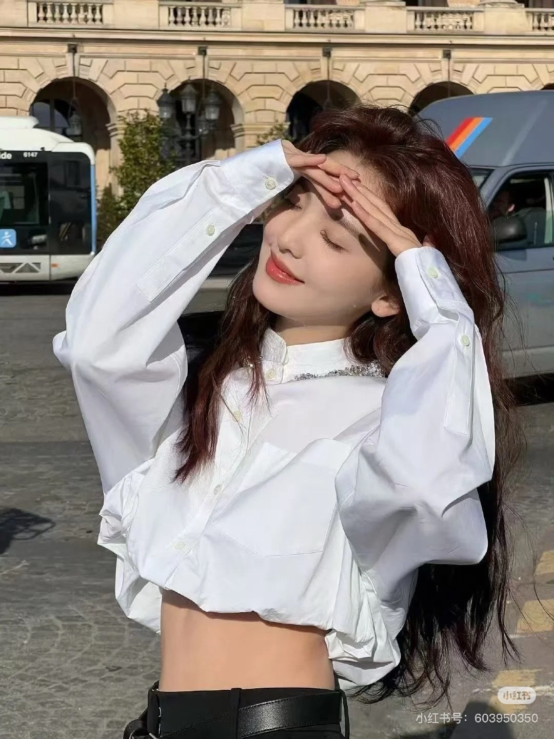 C*nel 25fw rhinestone shirt