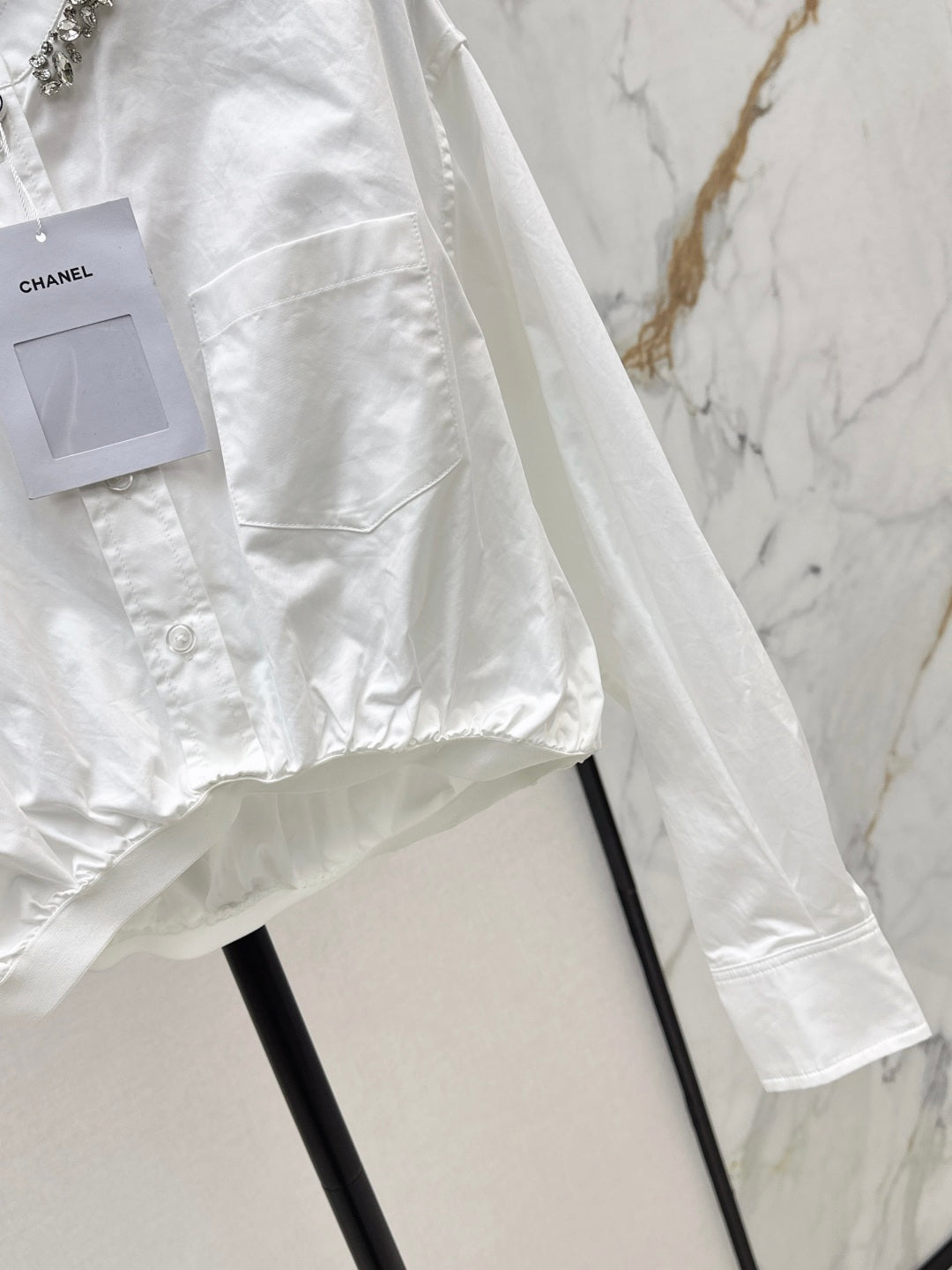 C*nel 25fw rhinestone shirt