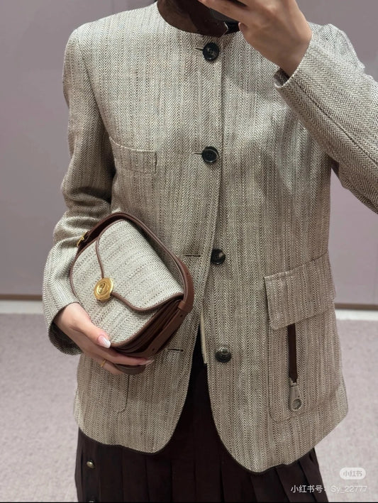 Lor*P 25fw linen jacket