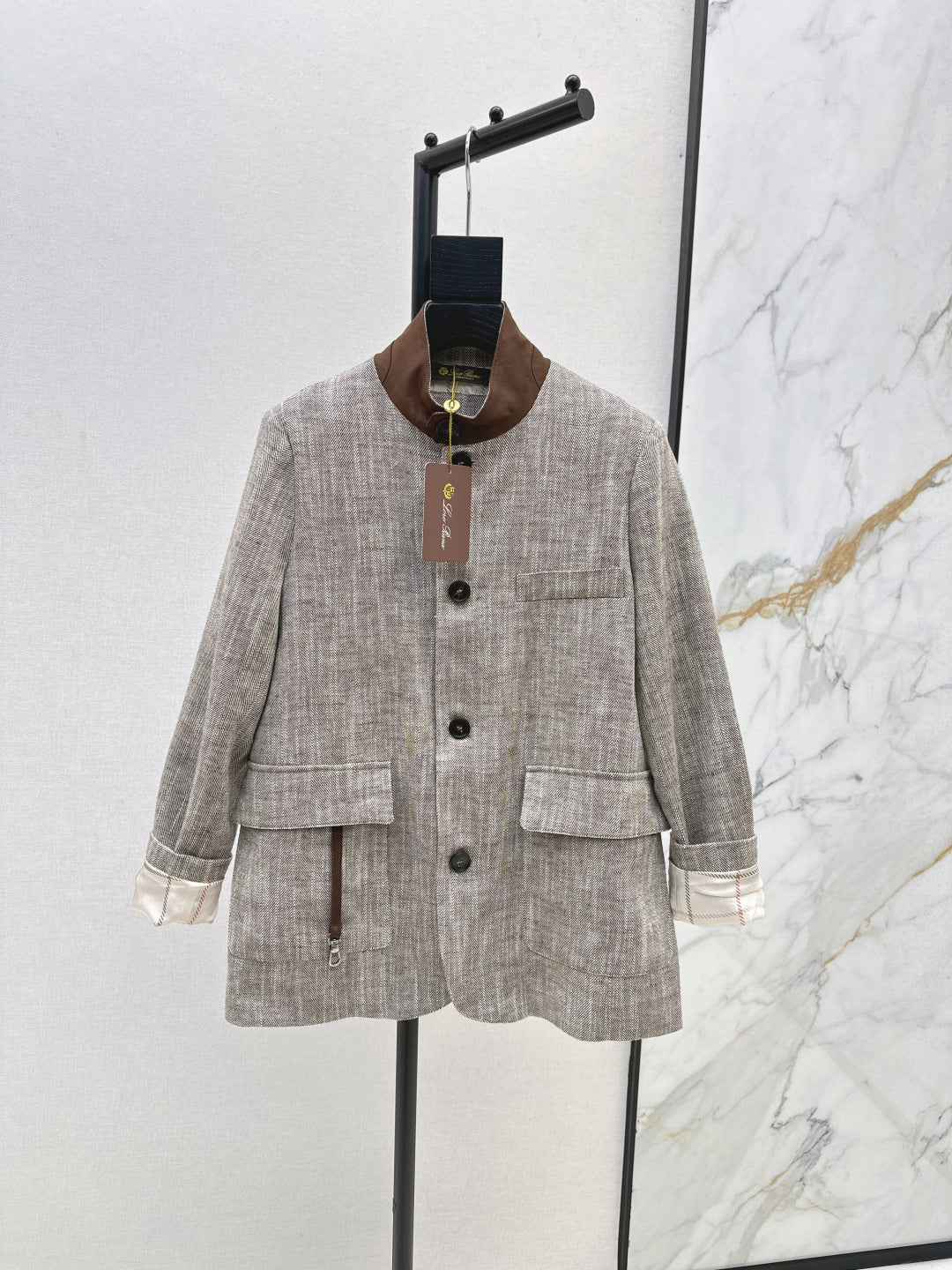 Lor*P 25fw linen jacket