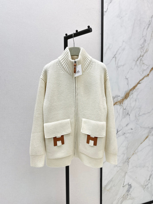 Herm* 25fw knitted jacket
