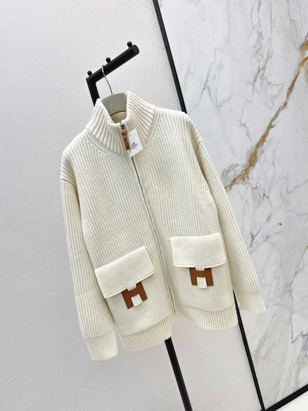 Herm* 25fw knitted jacket