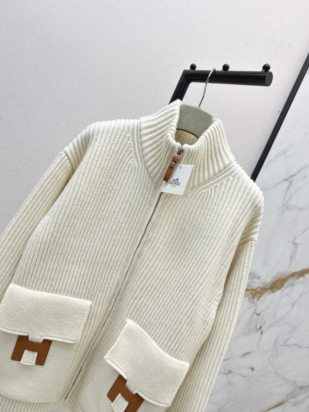 Herm* 25fw knitted jacket