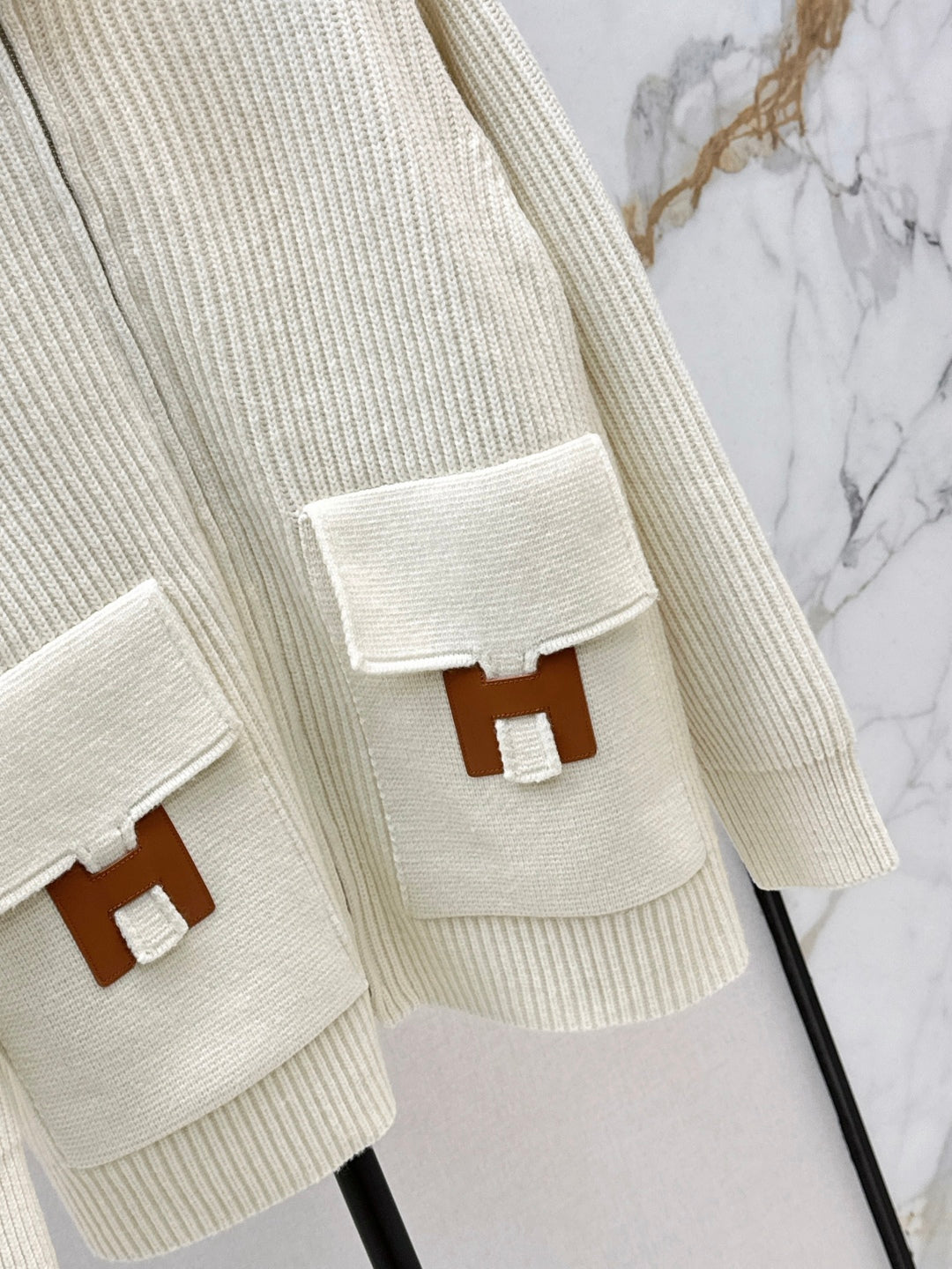 Herm* 25fw knitted jacket