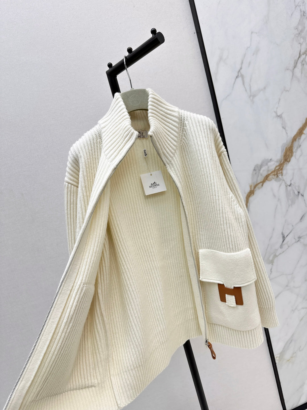 Herm* 25fw knitted jacket