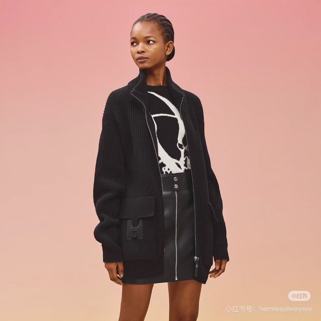 Herm* 25fw knitted jacket