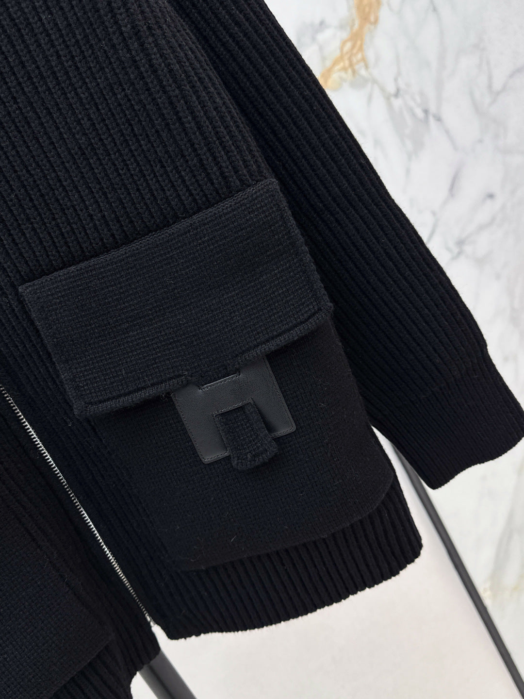 Herm* 25fw knitted jacket