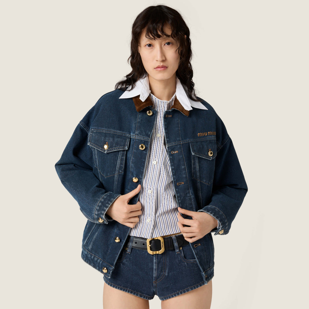 M*u 25fw denim jacket