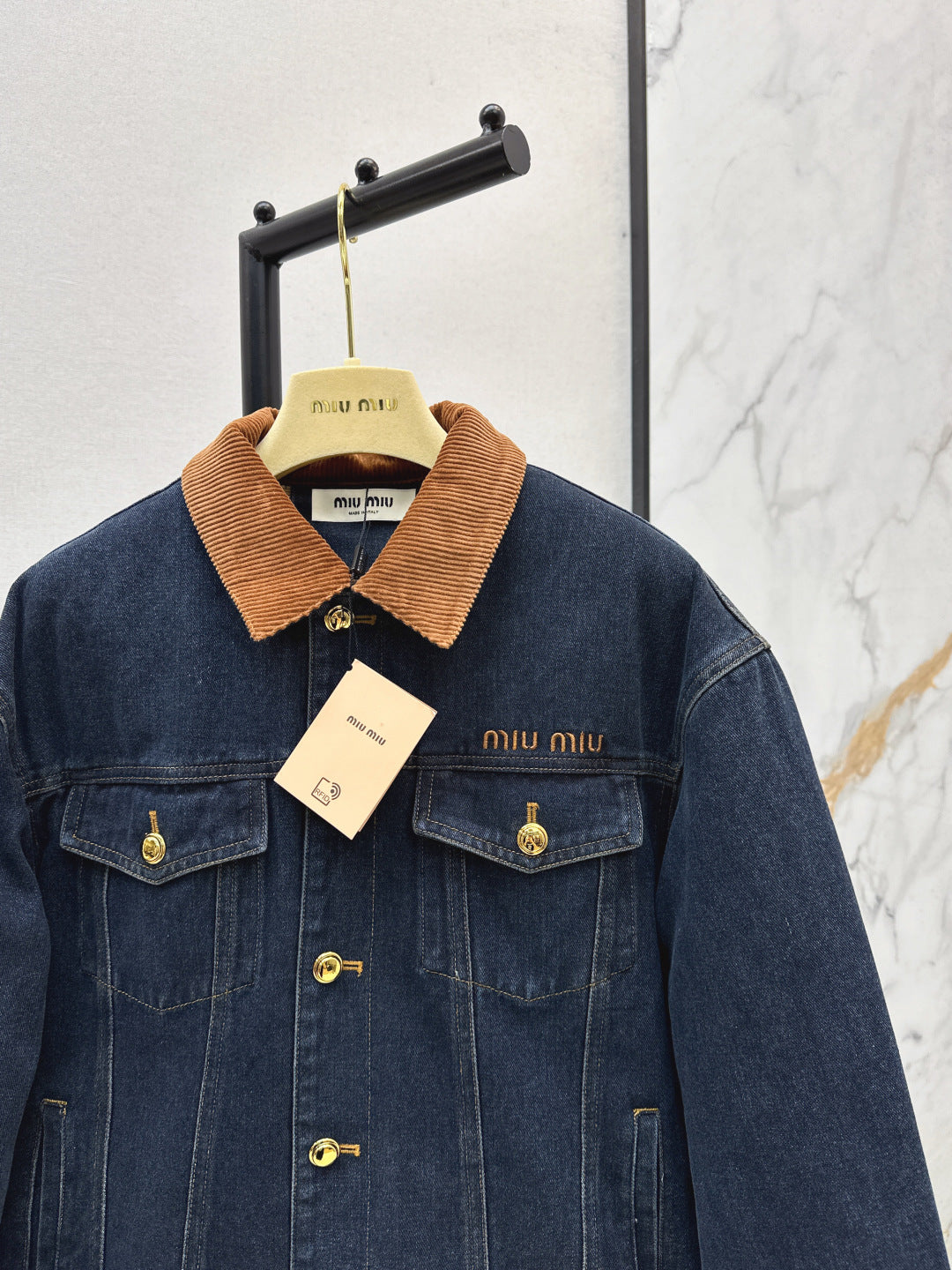 M*u 25fw denim jacket