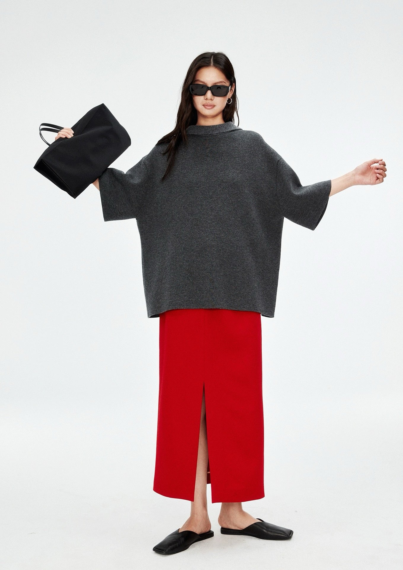 Row* 25fw wool sweater