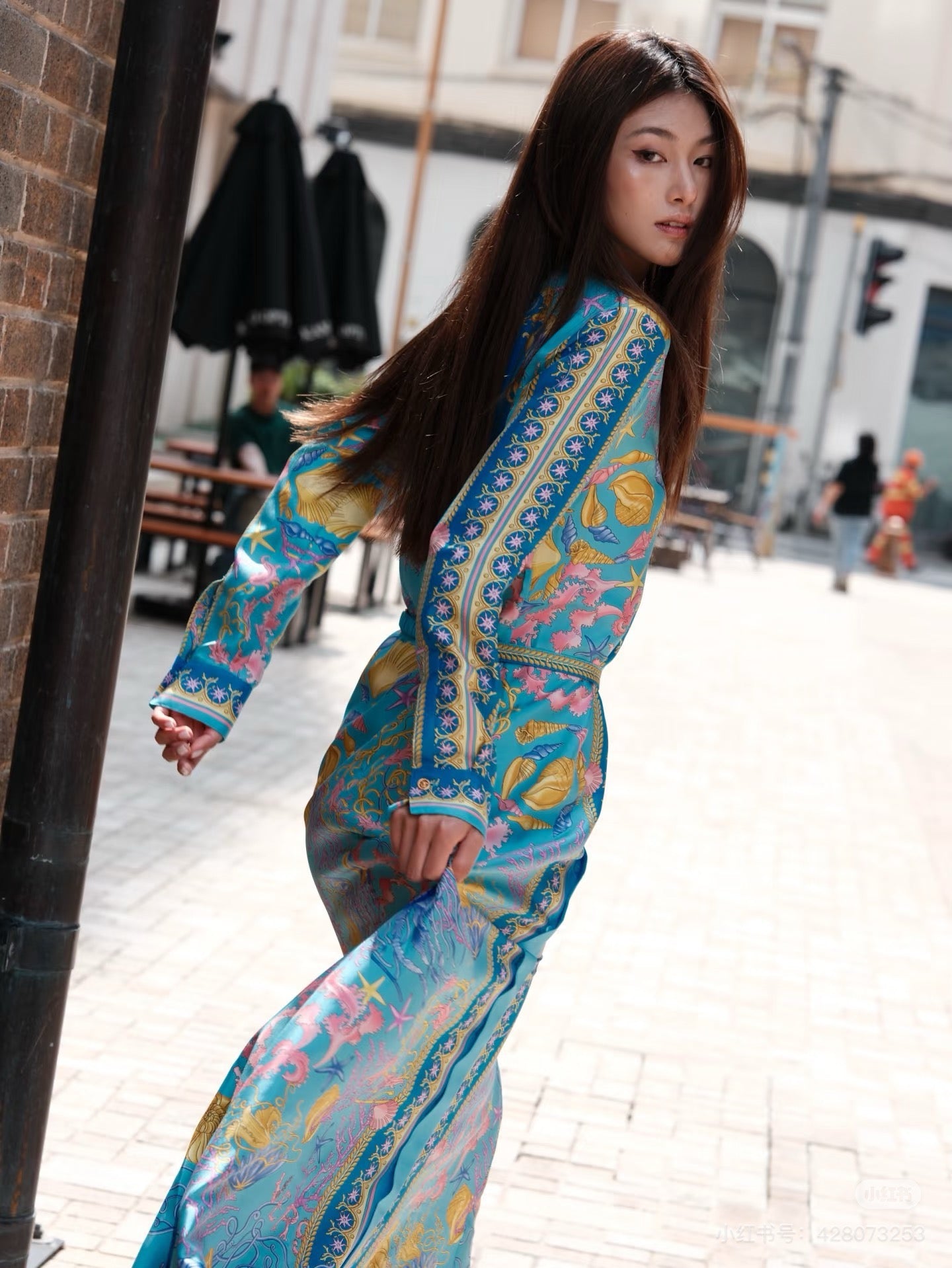 Versa* 25fw silk dress