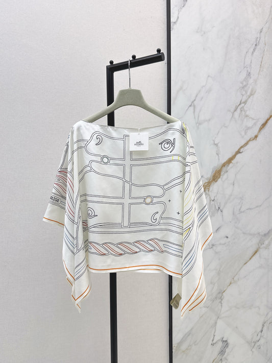 Herm* 25fw silk shawl