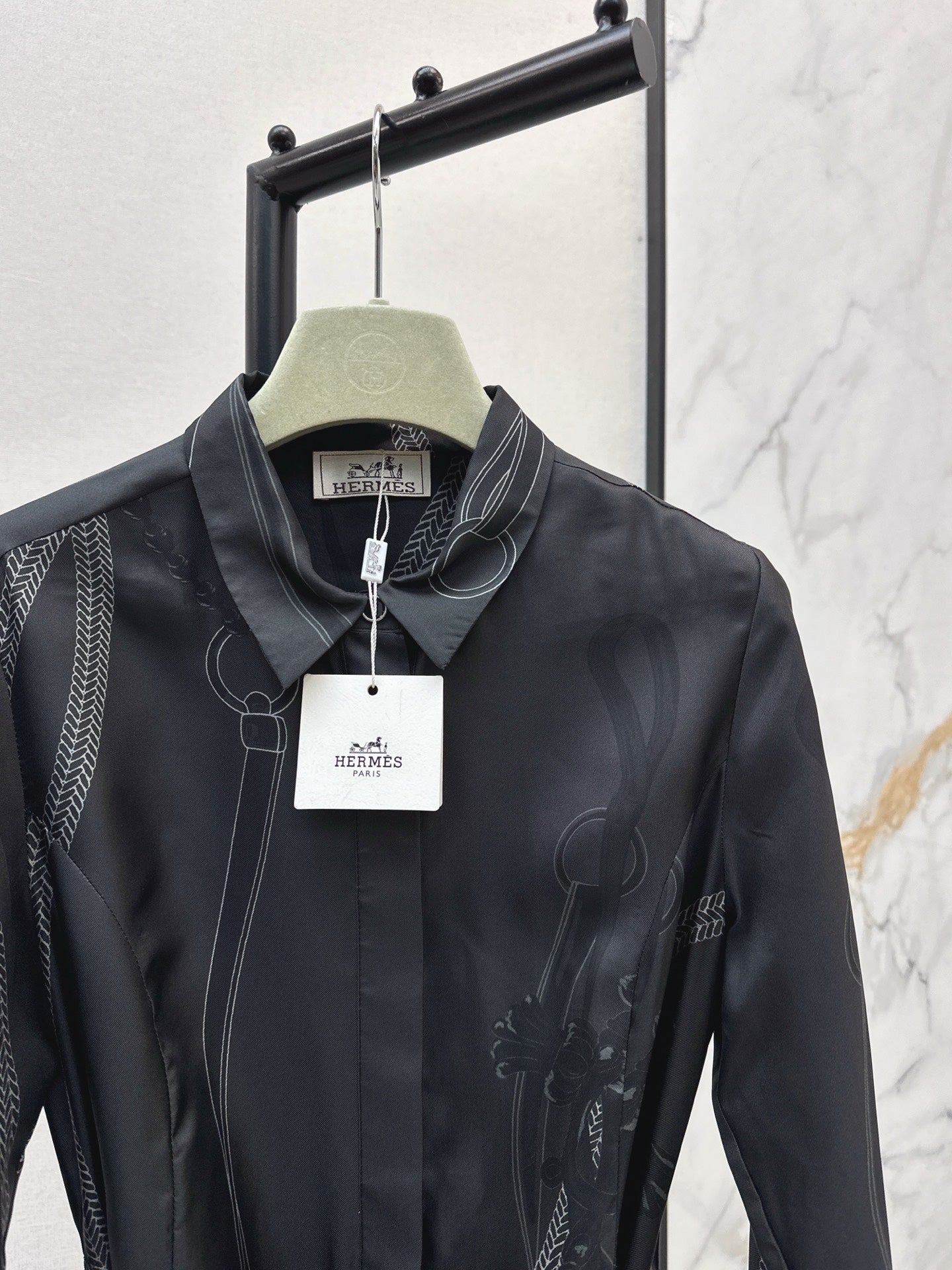 Herm* 25fw silk dress