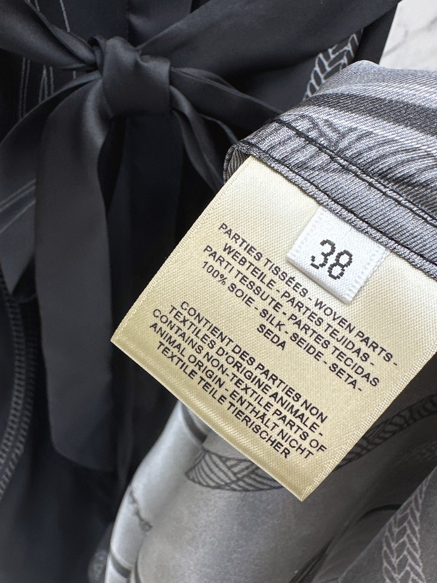 Herm* 25fw silk dress