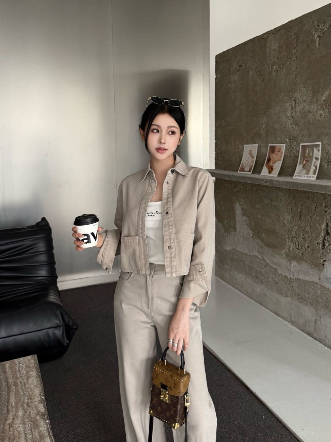 Fd* 25fw denim shirt