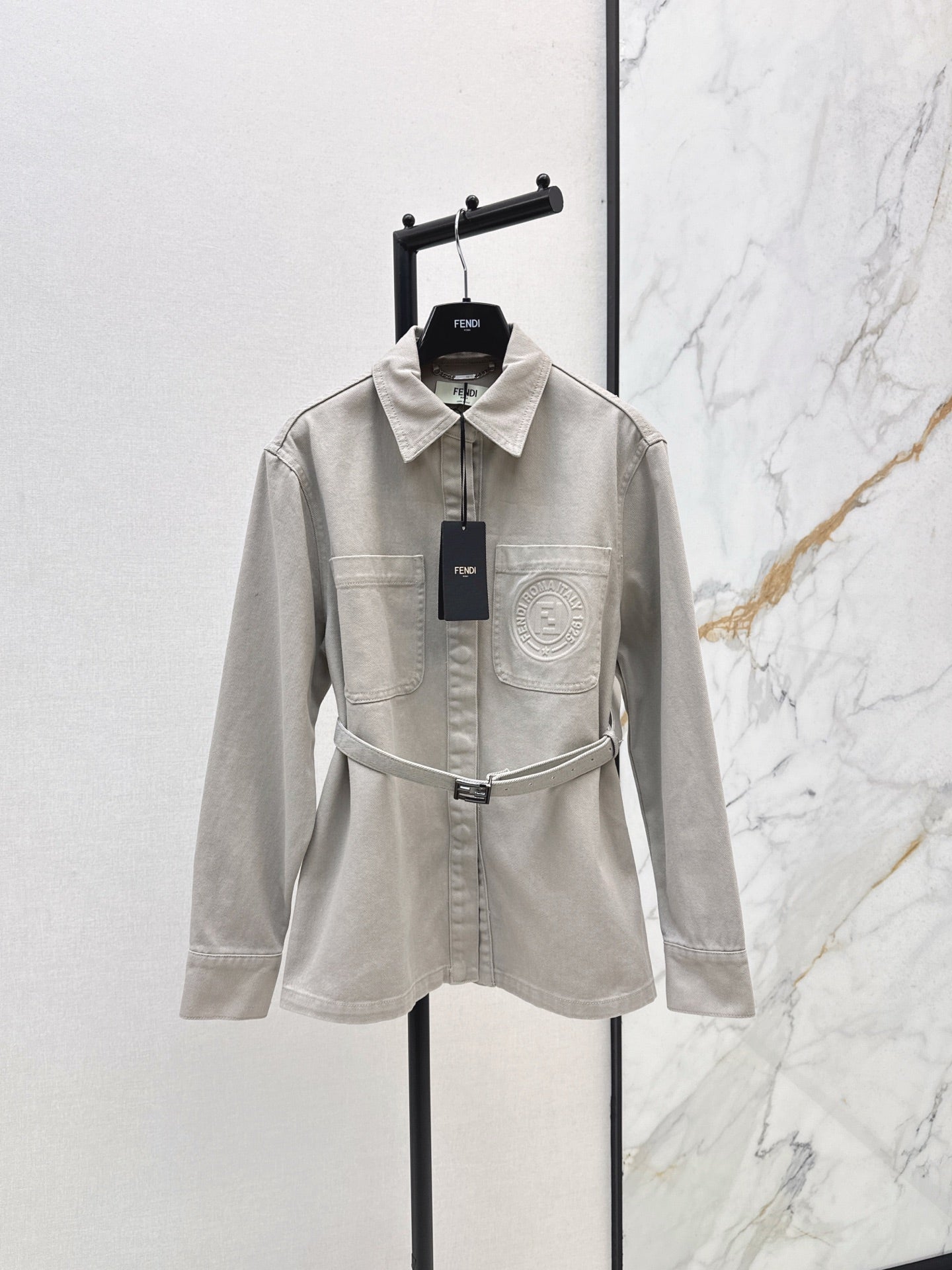 Fd* 25fw denim shirt