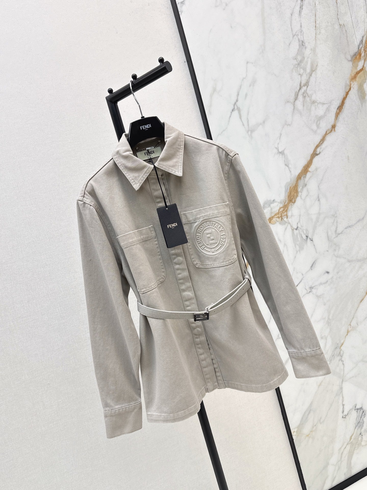 Fd* 25fw denim shirt