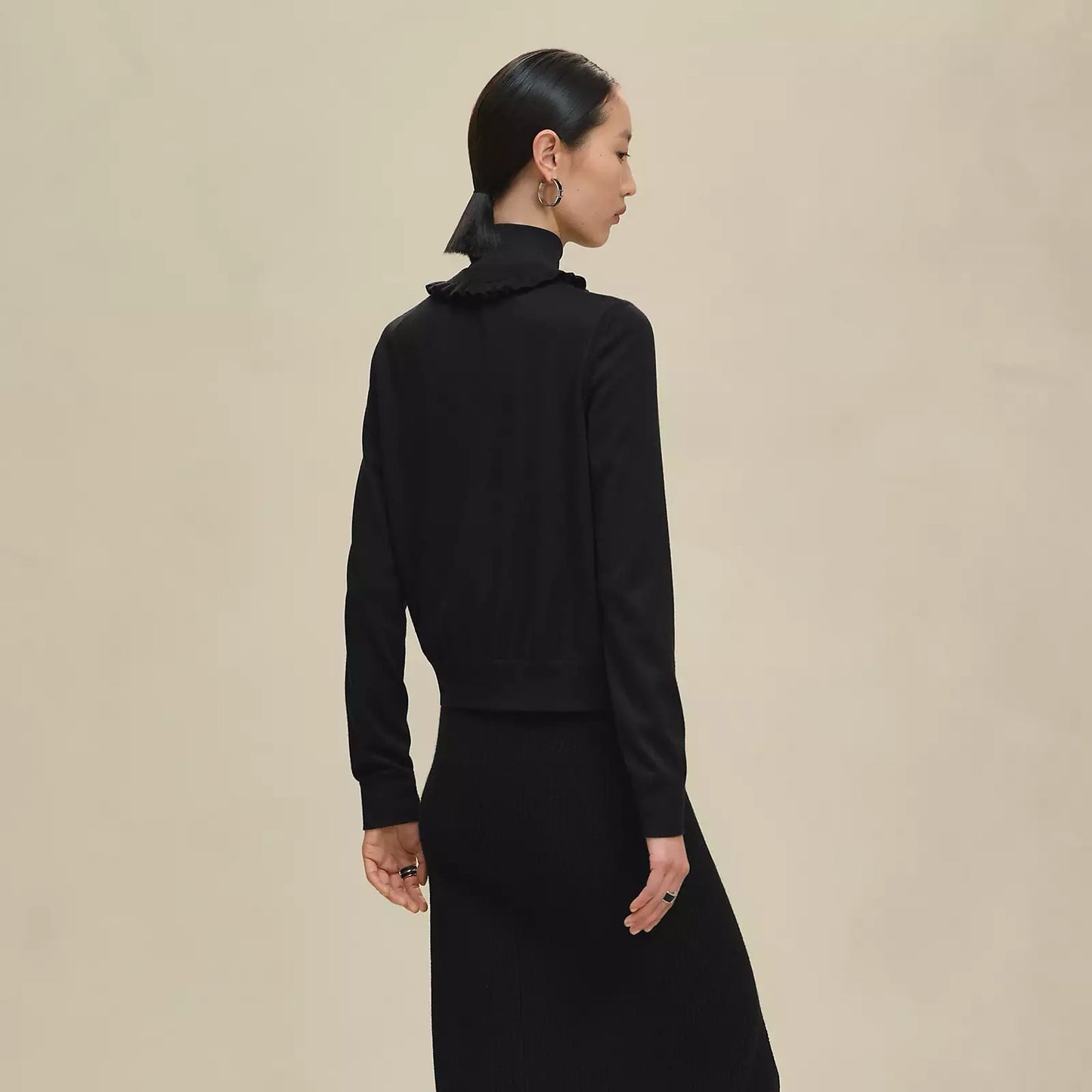 Herm* 25fw wool knitted cardigan