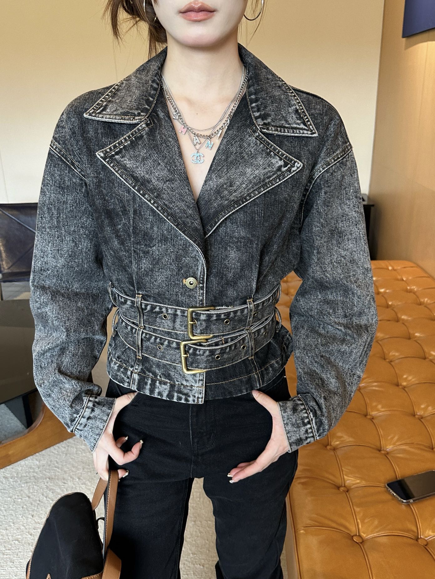 M*u 25fw denim jacket