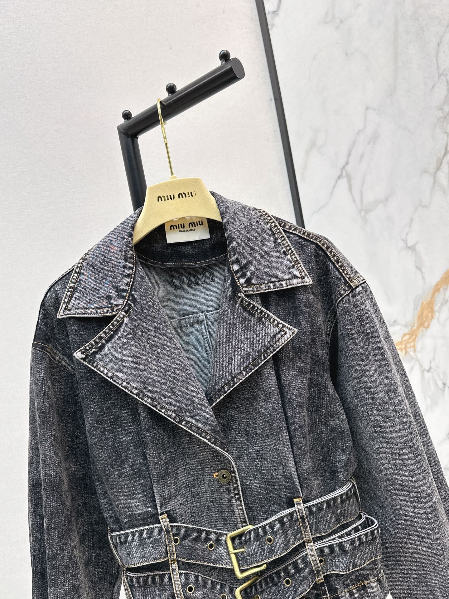 M*u 25fw denim jacket
