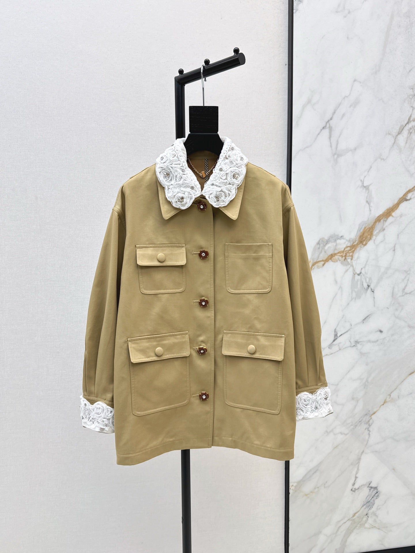 Valen* 25fw lace jacket